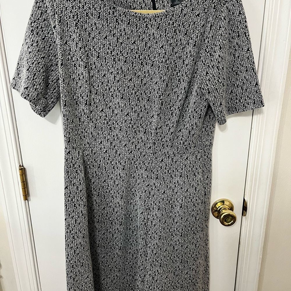 Elegant Black and White Women's Dress